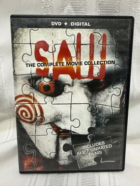 Saw: The Complete 7-Film Collection (DVD, 2017, 4-Disc Set) Unrated Horror Scary